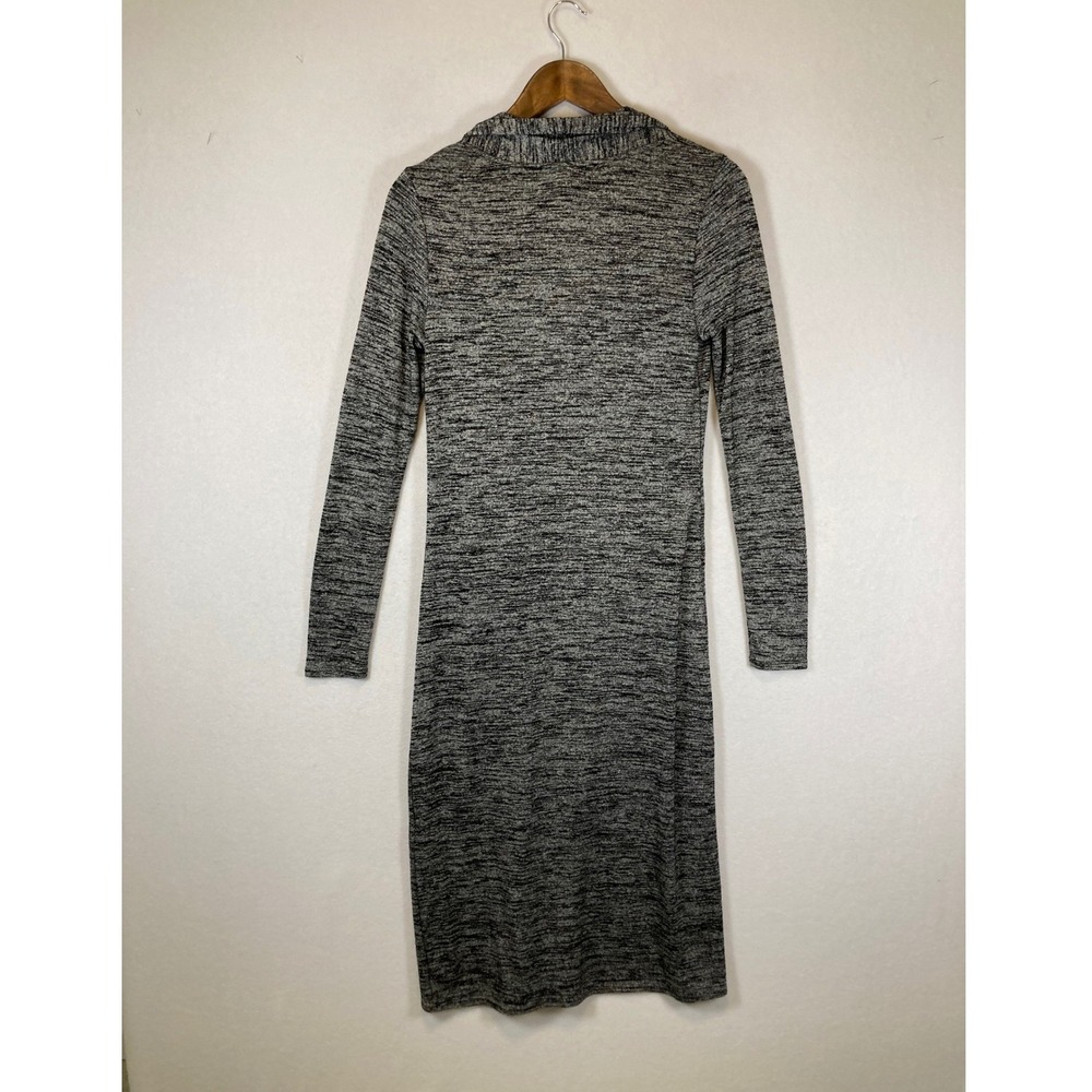 Dark Academia White House Black Market Women XS Gray Space Dye Duster Cardigan - Picture 2 of 9